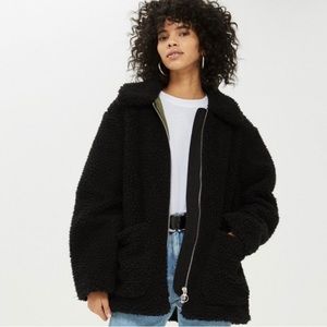 Topshop teddy winter coat